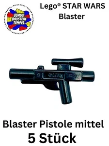 Lego 5 x Star Wars Blaster Pistola 58247 Trooper Rifle Stormtrooper Droide - Imagen 1 de 2