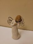 Willow Tree Figurine - Thinking Of You Holding A Conch Shell