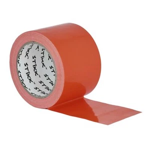 3" x 25 yd 7.5 Mil Thick Orange Duct Tape PE Coated Weather Resistant 2.83" 72mm - Picture 1 of 4
