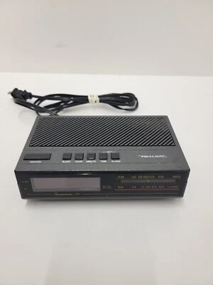 Realistic Chronomatic 162 Fm am Alarm Clock Radio Tested With Cord - Image 1 of 4