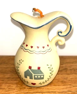 Campana de jarra pequeña Country 1986 vintage 3-1/2" de alto - Imagen 1 de 6