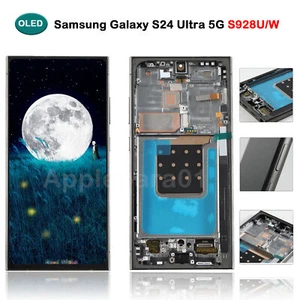 Per Samsung Galaxy S24 Ultra 5G S928U/W OLED Display Schermo Telaio Ricambio - Foto 1 di 9