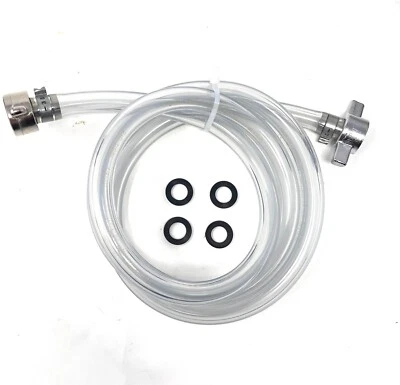 KEGMAN Draft Beer Jockey Box Jumper Kit with Beer Hose, Wing Nuts, 3/8 fitting