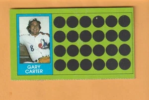 Gary Carter Montreal Expos 1981 Topps Scratchoffs #66 HOF Fullerton CA 5W - Picture 1 of 2
