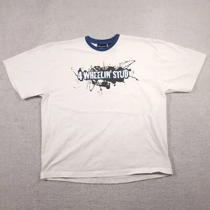 Vintage No Boundaries T Shirt Mens XL Streetwear Racing Grunge 4-Wheelin' Stud - Picture 1 of 13