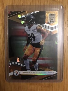 2021 Panini Elite Minkah Fitzpatrick Black 1/1 #82 STEELERS