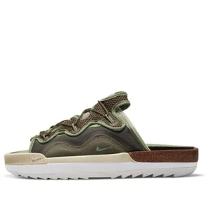 NIKE OFFLINE 2.0 - OLIVE GREEN / STONE / WHITE - CZ0332 200 - EU 40- UK 6 SANDAL - Picture 1 of 8