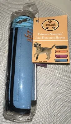 Mangas protectoras para articulaciones de neopreno Pet Life Extreme en azul cielo - talla pequeña Foto 1 de 3