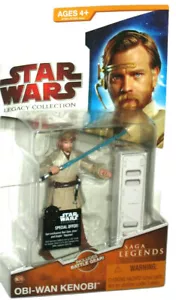 Star Wars Saga Legends Obi-Wan Kenobi Action Figure SL19 WITH HEAD SET  - Picture 1 of 1