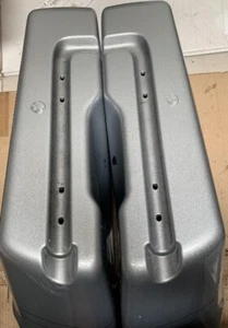 OS&D Advanblack Brilliant Silver STANDARD NON-STRETCHED SADDLEBAG BOTTOM for 14+ - Picture 1 of 3
