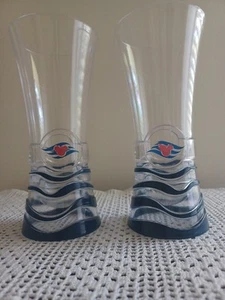 Lot of 2 Disney Cruise Lines Reusable Drink Of The Day Souvenir Drink Cups 7.25" - Picture 1 of 6