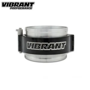 Vibrante 2 pulgadas O.D. Conector de tubería de montaje de abrazadera 2.0 negro anodizado - Imagen 1 de 1