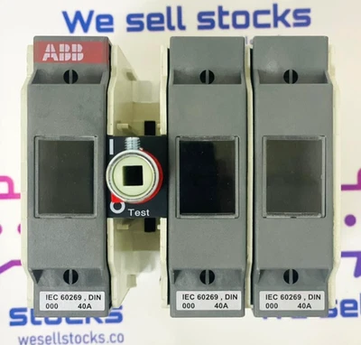 ABB OS40FD12000 Interruptor Desconector 1SCA108914R1001 - Imagen 1 de 4