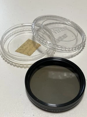 Vtg Vivitar 55mm Camera Lens Polarizing Filter Original Japan with Case - Image 1 of 4