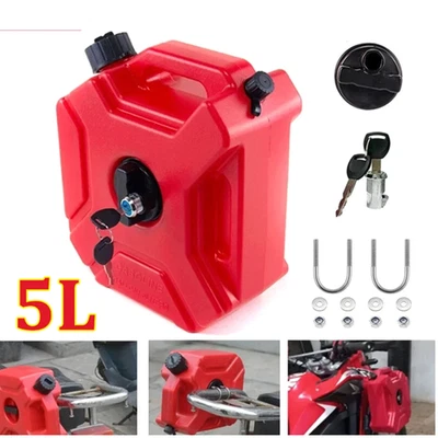5L Gas Fuel Tank Gas Can Oil Storage Can For ATV UTV Gokart Motorcycle Car SUV Foto 1 de 4