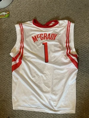 2000-е Y2K adidas NBA Tracy McGrady Houston rockets мешковатая футболка XXL - Изображение 1 из 3