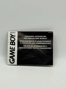 Gameboy Consumer Information & Precautions Booklet DMG-USA Insert Only ORIGINAL - Picture 1 of 10