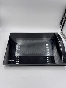 PORTA COMPLETA NERA (12270000B52343) PER MICROONDE TOSHIBA MW-MG20P (BK) - Imagen 1 de 6