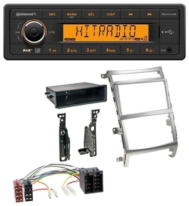 Continental 1DIN DAB MP3 AUX USB Autoradio für Hyundai ix55 (2009-2012) silber - Bild 1 von 5