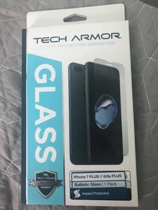 Tech Armor Apple, iPhone 7 Plus,8 Plus Ballistic, HD Clear 1-Pack - Picture 1 of 8