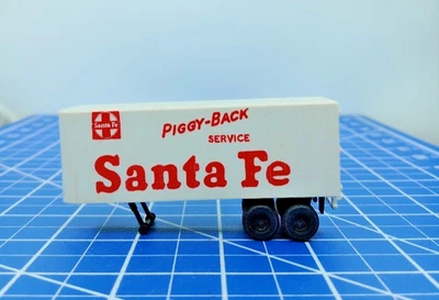 VINTAGE TYCO PLASTIC PIGGY BACK SERVICE SHIPPING TRUCK TRAILER HO SCALE 1:87 - Image 1 of 4