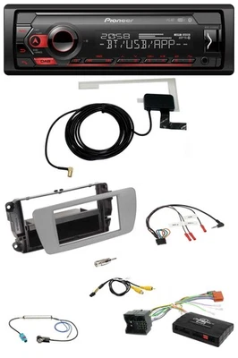 Pioneer DAB USB Lenkrad Bluetooth Autoradio für Seat Ibiza 2008-2015 dublingrau - Bild 1 von 4