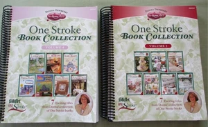 DONNA DEWBERRY ONE STROKE BOOK COLLECTION Volumes 4 and 5 Decorative Painting - Picture 1 of 13