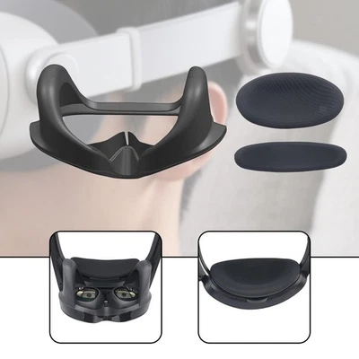 Eye Mask Cover Set, Silicone Face Pillow Pad for Pro Virtual - Image 1 of 4