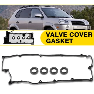 For 03-12 Hyundai Elantra Tiburon Spectra Kia Soul 2.0L Valve Gasket Cover Set H - Image 1 of 4