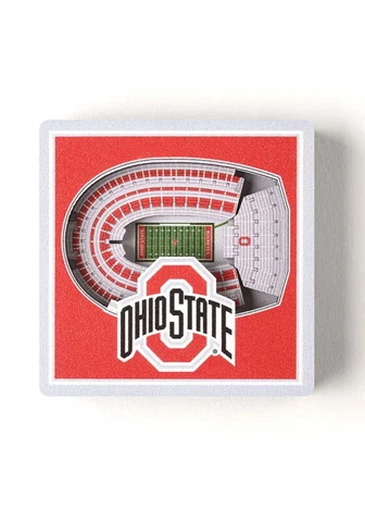 Ohio State Buckeyes 3D Stadium View Magnet Cover