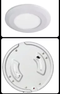 Armacost Lighting Wafer Thin LED Puck Light Soft White Gloss White Finish 214411 - Picture 1 of 2