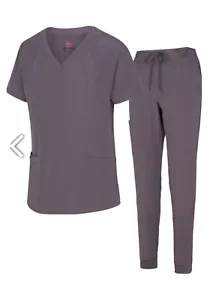 scrub sets women stretch jogger - Picture 1 of 6