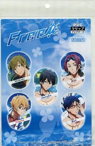 5 pcs bookmark set Free Iwatobi Swim Club anime Haruka Makoto Rin Nagisa Rei - Picture 1 of 2