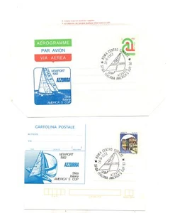 America's Cup 83 - Barca a vela - Azzurra, annullo speciale - Picture 1 of 1