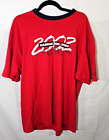 2002 Nasdaq 100 Open T Shirt Size XL FILA Tennis Vintage Red