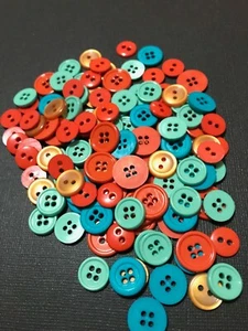 Botones de novedad de plástico Twist Findings/suministros de costura para bricolaje/artesanías de bricolaje/65 piezas - Imagen 1 de 6