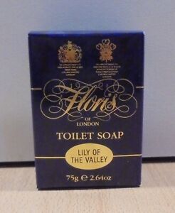 FLORIS LILY OF THE VALLEY VTG TOILET SOAP BAR 75gr