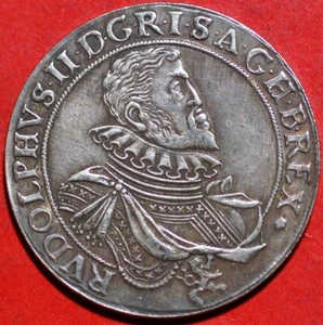 Europäische Mittelalter Rvdolphvs II Nachprägung Münze 1609 (9260) - Bild 1 von 2