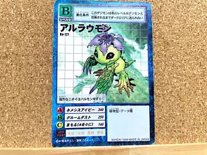 Tarjeta Bandai Digimon Aruraumon Bo-127 Monstruo Digital De Colección Japonés USADA - Imagen 1 de 2