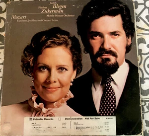 Judith Blegen Pinchas Zukerman Mozart Promo LP Exultate Jubilate & Concert Aria - Imagen 1 de 5