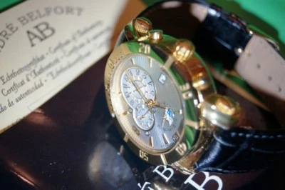 Orologio André Belfort Terra Nova oro e argento - Immagine 1 di 4