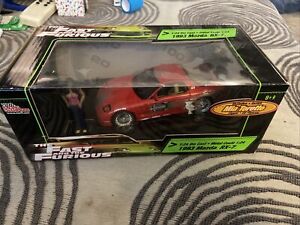 Racing Champions 1993 MAZDA RX-7 Red Fast & the Furious w/ Mia Figure 1/24 NEW