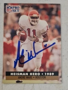 Andre Ware IP AUTOGRAPH Pro Set - Bild 1 von 2