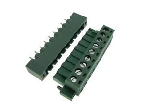 HQ 9-polig 5,08 mm Schraubklemme Stecker ummantelter Flansch freihängend - Bild 1 von 1