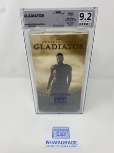 Gladiator (VHS, 2000) 💎 Graded 9.2 ⭐️⭐️⭐️⭐️ Rewind 💎 Sealed New Russell Crow - Picture 1 of 9
