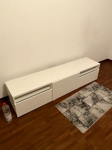 BESTÅ - gebrauchte TV-Bank von IKEA in weiß (180x42x39cm) - Bild 1 von 1