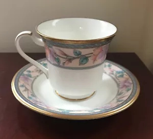 Noritake Embassy Suite Tea/Coffee Cup & Saucer 8 oz Capacity Vintage Floral 9756 - Picture 1 of 8
