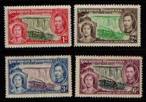 Southern Rhodesia 1937 King George VI Coronation SG36-39 Mint - Picture 1 of 1