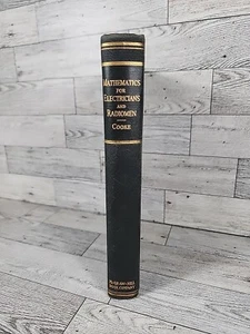 Mathematics for Electricians and Radiomen by Nelson M. Cooke | 1st Edition 1942 - Picture 1 of 5