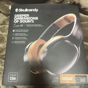 Skullcandy Crusher ANC Wireless Over-Ear Kopfhörer Bluetooth Schwarz Hellbrau... - Bild 1 von 4